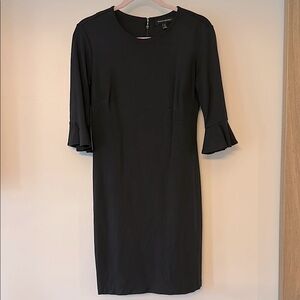 Banana Republic Black Long Sleeve Dress